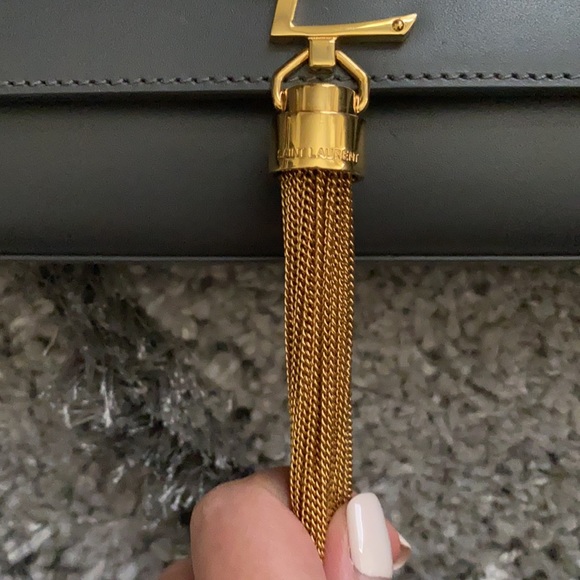 SOLD - Saint Laurent Kate tassel medium - storm excellent condition 💯authentic - Picture 2 of 10